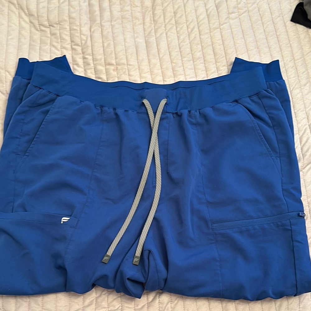 Fabletics Blue On Call Scrub Pants